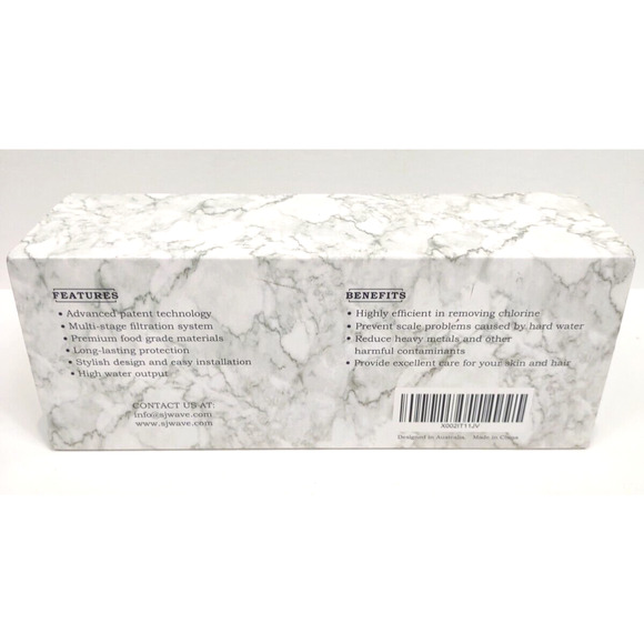 SJ WAVE Showerhead Filter Replacement for SJ Wave Filter System- White Filter - Picture 6 of 9